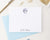 Elegant Personalized Seashell Notecards With Envelopes