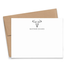 Texas Longhorn Stationery Cards And Envelopes Set