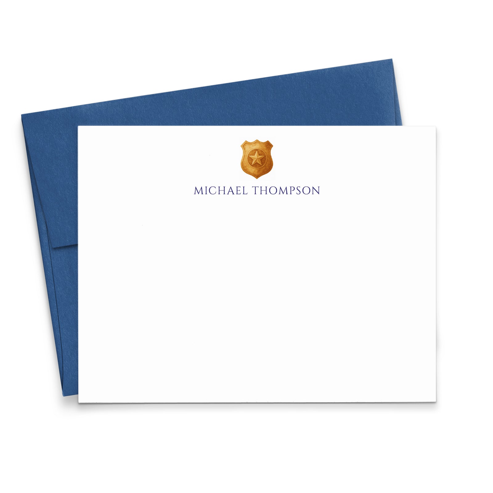Police Officer Stationery Set With Envelopes For Adults