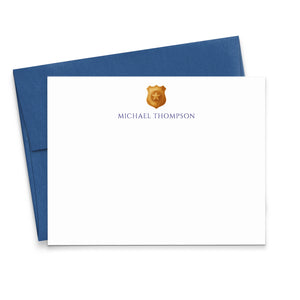 Police Officer Stationery Set With Envelopes For Adults