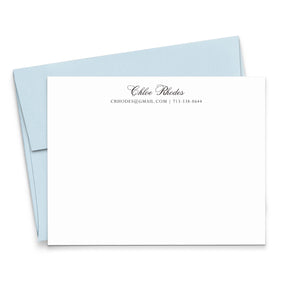 Personalized Business Stationery With Contact Info