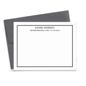 Personalized Professional Stationery With Border