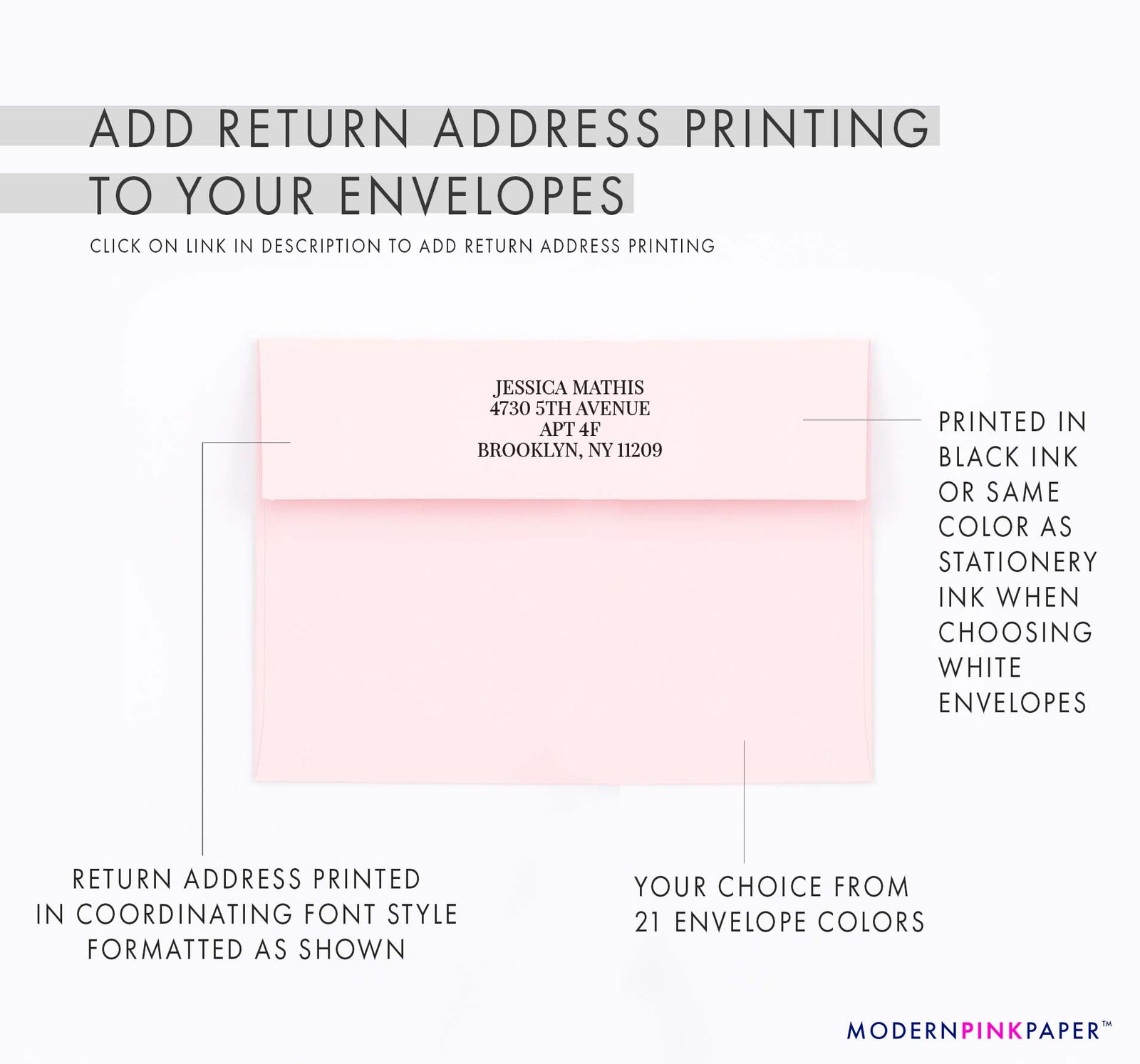 Classy Personalized Wedding Thank You Cards With Message