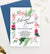 Personalized Wedding Rehearsal Dinner Invitations With Elegant Flowers
