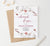 Rustic Rehearsal Dinner Invitations With Wildflowers