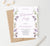 Classic Purple Floral Invitation Card For Retirement Party