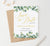 Personalized Greenery Save The Date Announcements