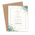 Personalized Elegant Save The Dates With Eucalyptus