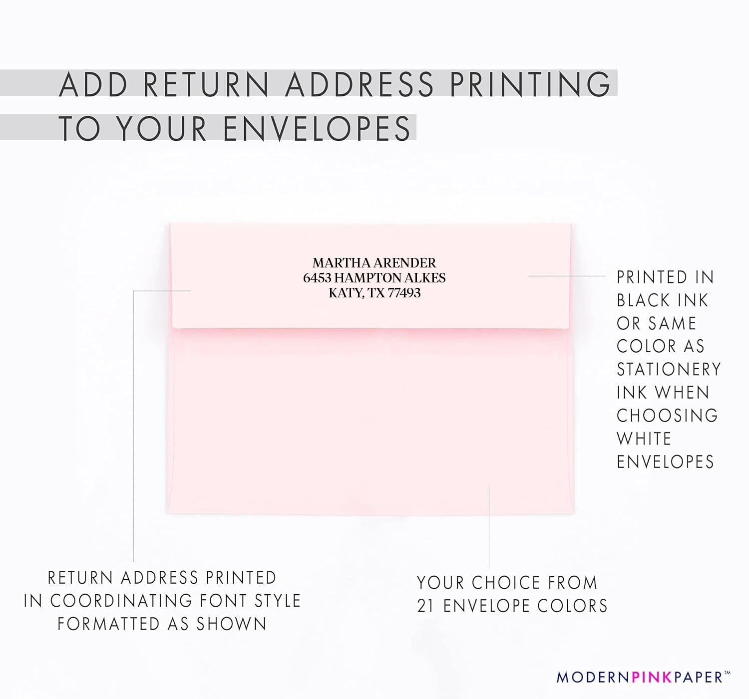 Botanical Personalized Watercolor Stationery With Trees