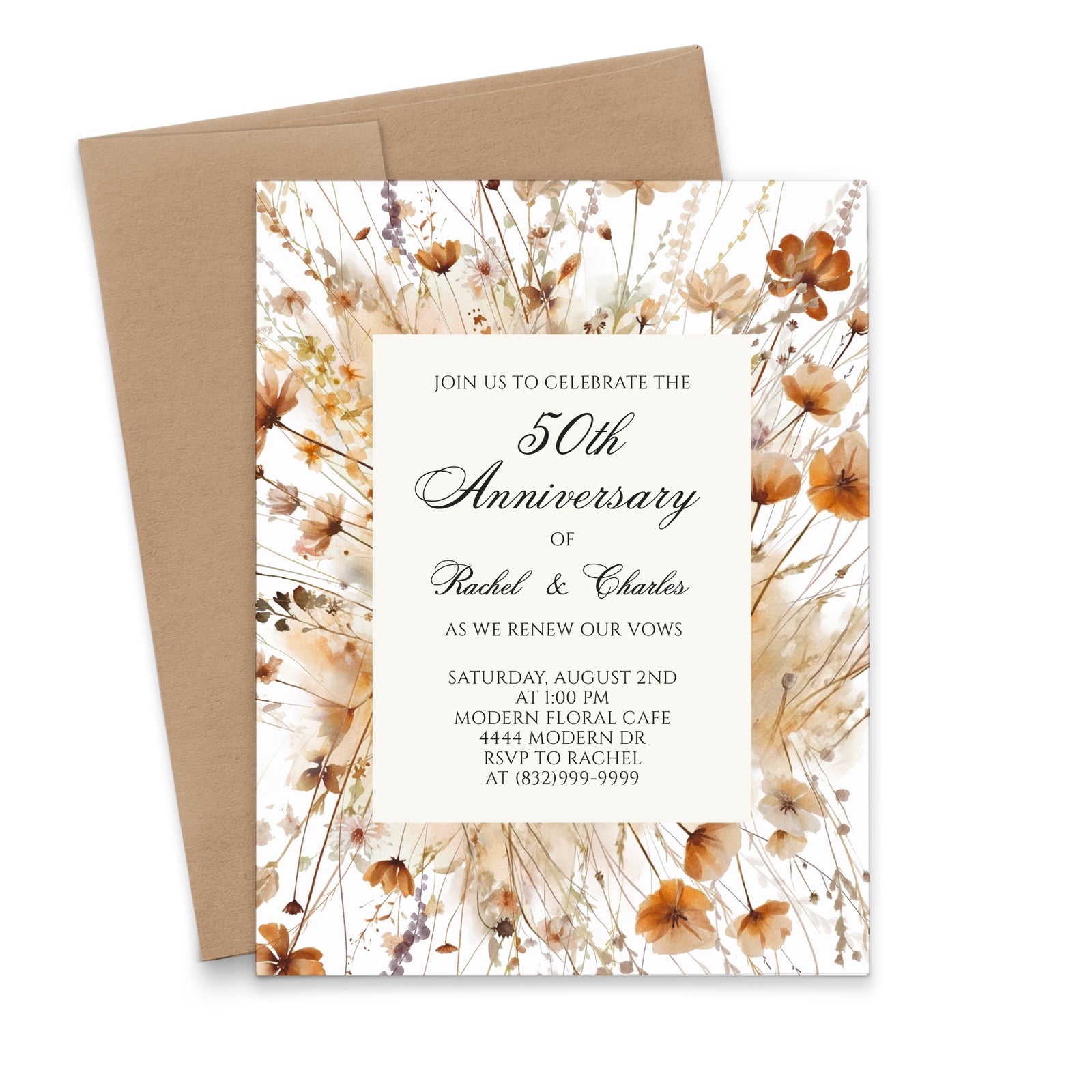 Wedding Anniversary Invitations