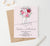 WI007 Rustic Mason Jar Wedding Invitations Personalized floral florals country farmhouse elegant modern invite marriage