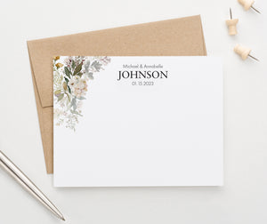 Classy Personalized Wedding Stationery Floral