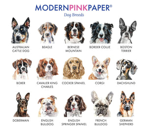 Corgi Customized Monogram Notepad Set Or Choose Your Dog Breed