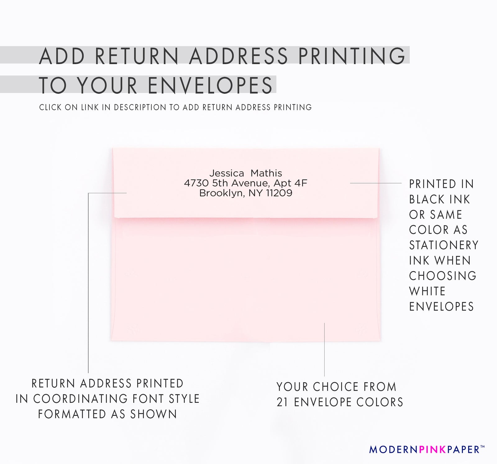 Simple Baptism Invitation Pink Wildflowers