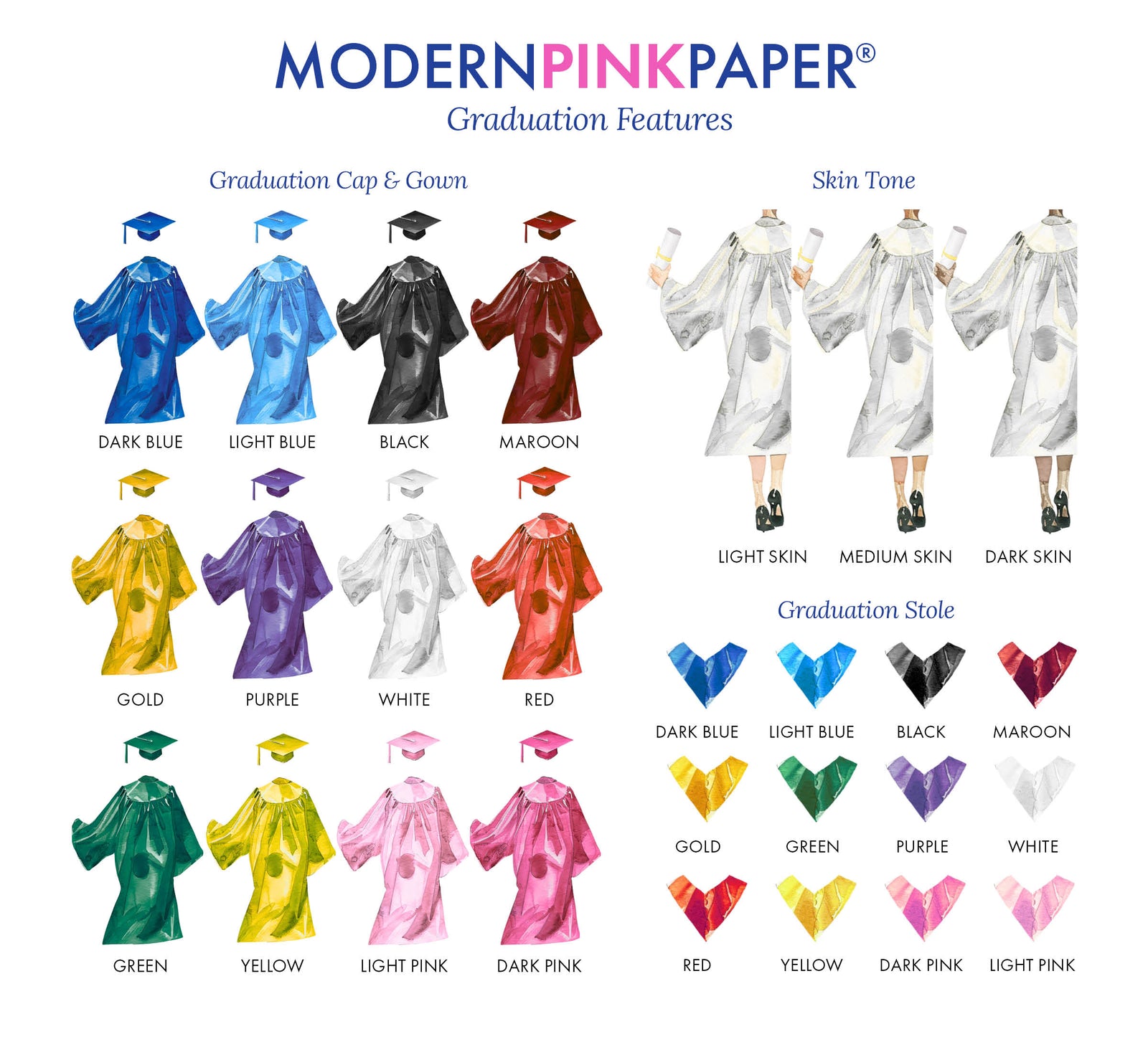 Personalized Graduation Thank You Cards With Grad Girl