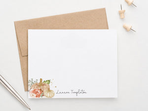 Cute Pumpkin Stationary Personalized