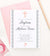 Personalized Pink Baptism Invitations With Lace