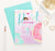 BI033 donut birthday party invitations personalized cute sprinkles 3