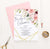 BRSI018 elegant floral corner bridal shower invites personalized gold geometric lines 1