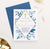 CONI005 elegant blue greenery confirmation invites personalized gold cross 1