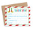    CS008 Elf Christmas Fill In Cards with Border candy cane holiday xmas thank you