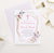 FCI011 bohemian floral first communion invitations rose gold rustic feather florals 1