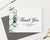 FTY020 white floral thank you folded stationery for funerals flowers memorial sympathy