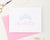 KS022 princess crown and name folded note cards for girls royal tiara queen 1
