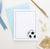 KS024 personalized soccer ball note cards for kids stationery sports sport athletic