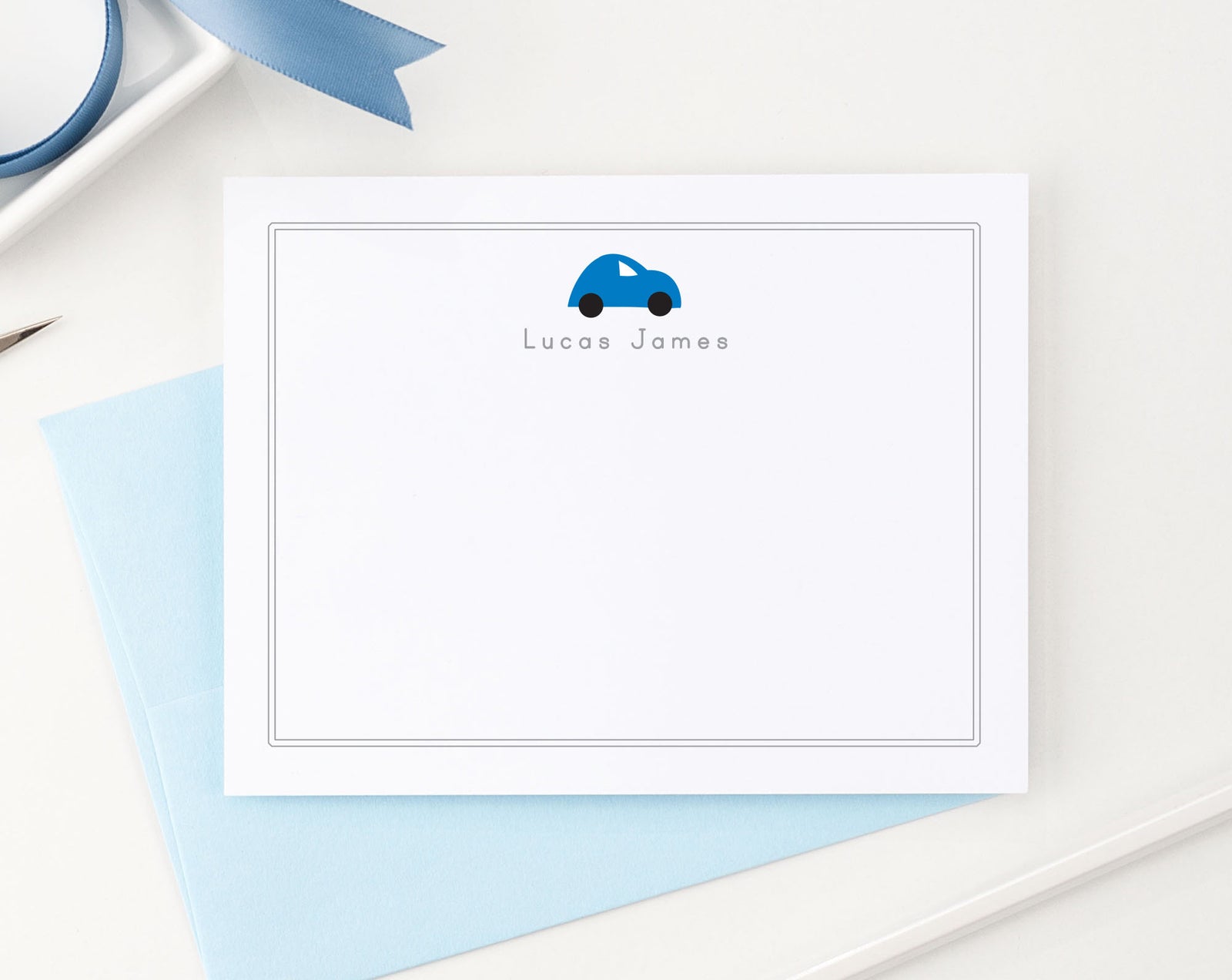 KS029 personalized car kid stationary with border cars vehicle border