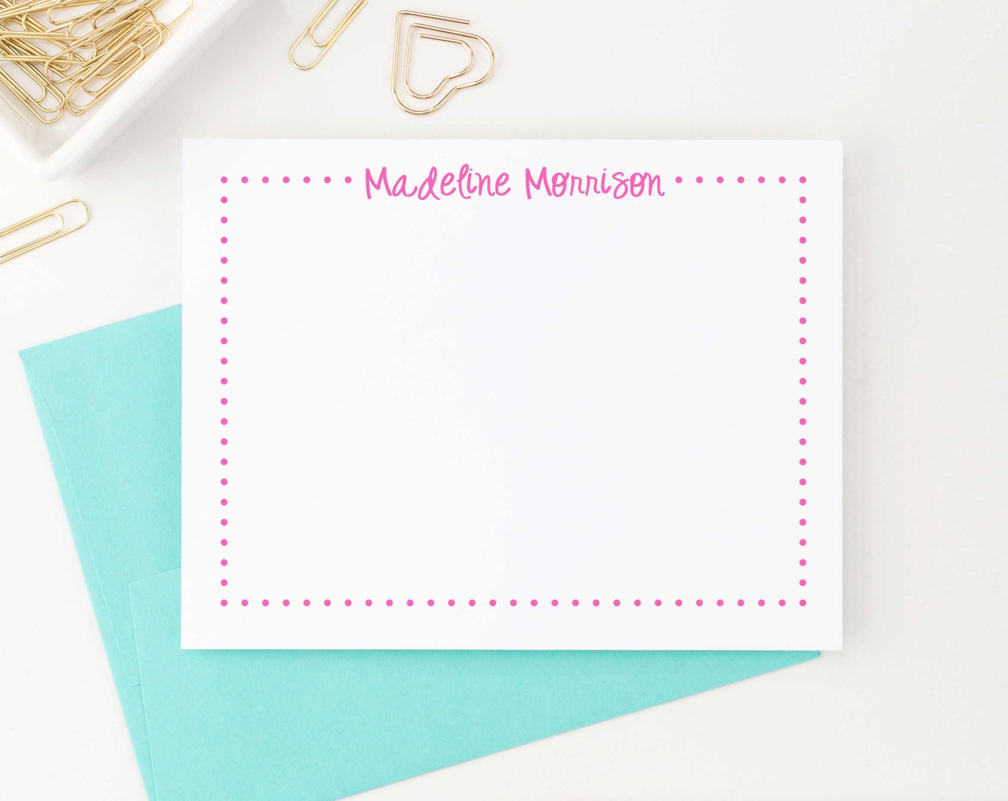 Kids Stationery Set Kids Stationary Set for Girls Colorful Rainbow Name  Personalized Flat Note Cards Girls Thank You Cards Notes 186 
