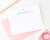 KS065 personalized star and script font note cards for kids girls boys stars stationery cute simple 1