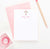 KS080 floral cross personal stationery note cards for girls kids elegant flowers flower stationary 1