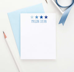 KS093A stars personal stationery set star boys girls kids block font simple cute stars 1