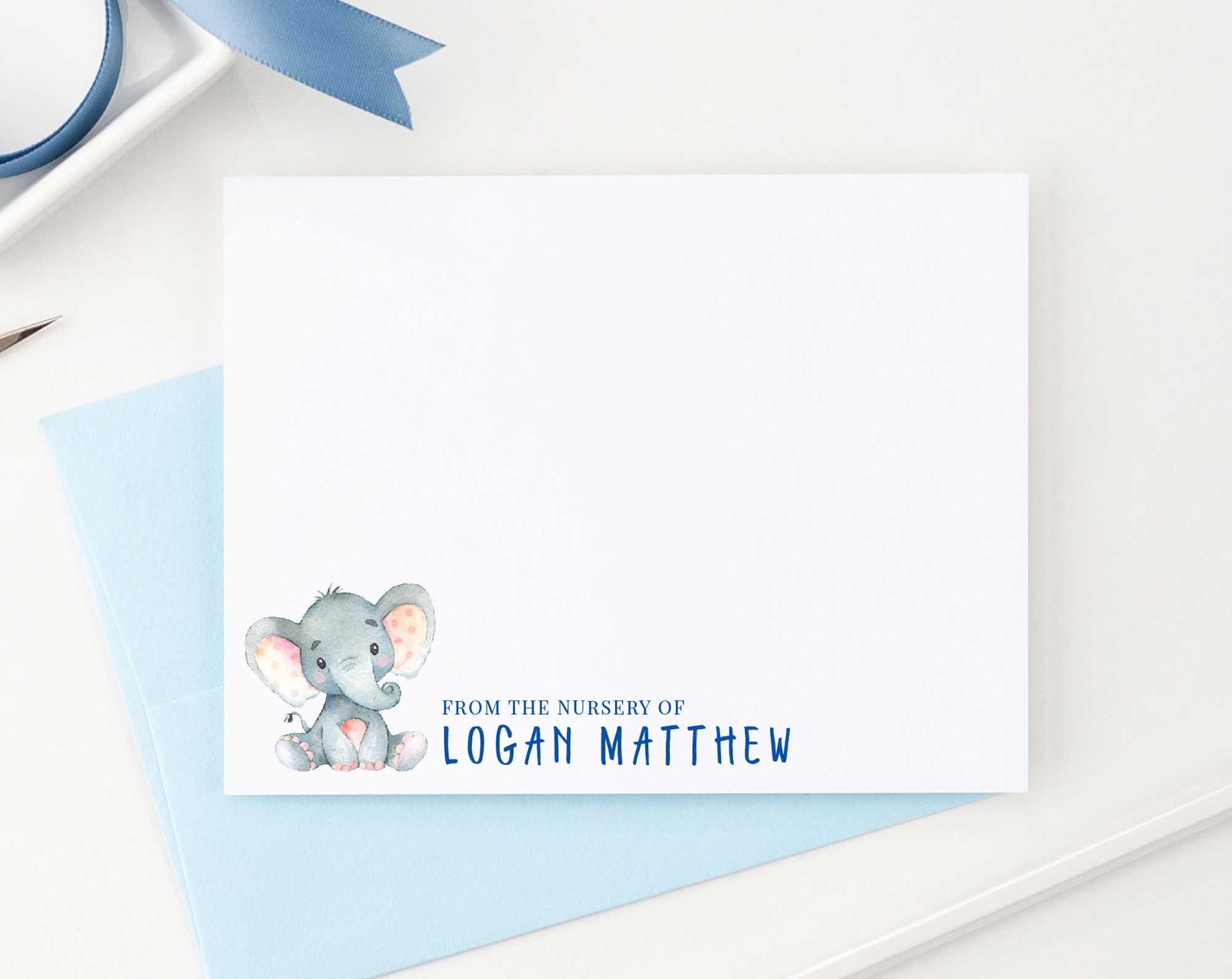 KS098 from the nursery of elephant stationery set for boys and girls kids animal elephants safari 1