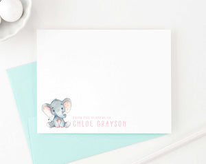 KS100 from the nursery of elephant personal stationery sets for girls and boys elephants kids baby 1