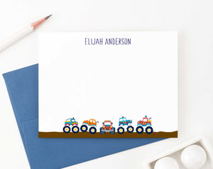 KS142 monster truck personal stationery for boys kids truck big vehicle automobile fun 2