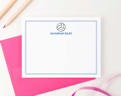 KS146 personalized volleyball stationery sets for kids girls girl kid sports sport sporty classic 1