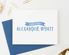 KS147 personalized a note from stationery gift sets kids girls boys a note from folded simple cute banner 1