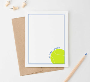 KS157 personalized tennis stationery set for boys and girls kids border modern sports sporty athletic 4