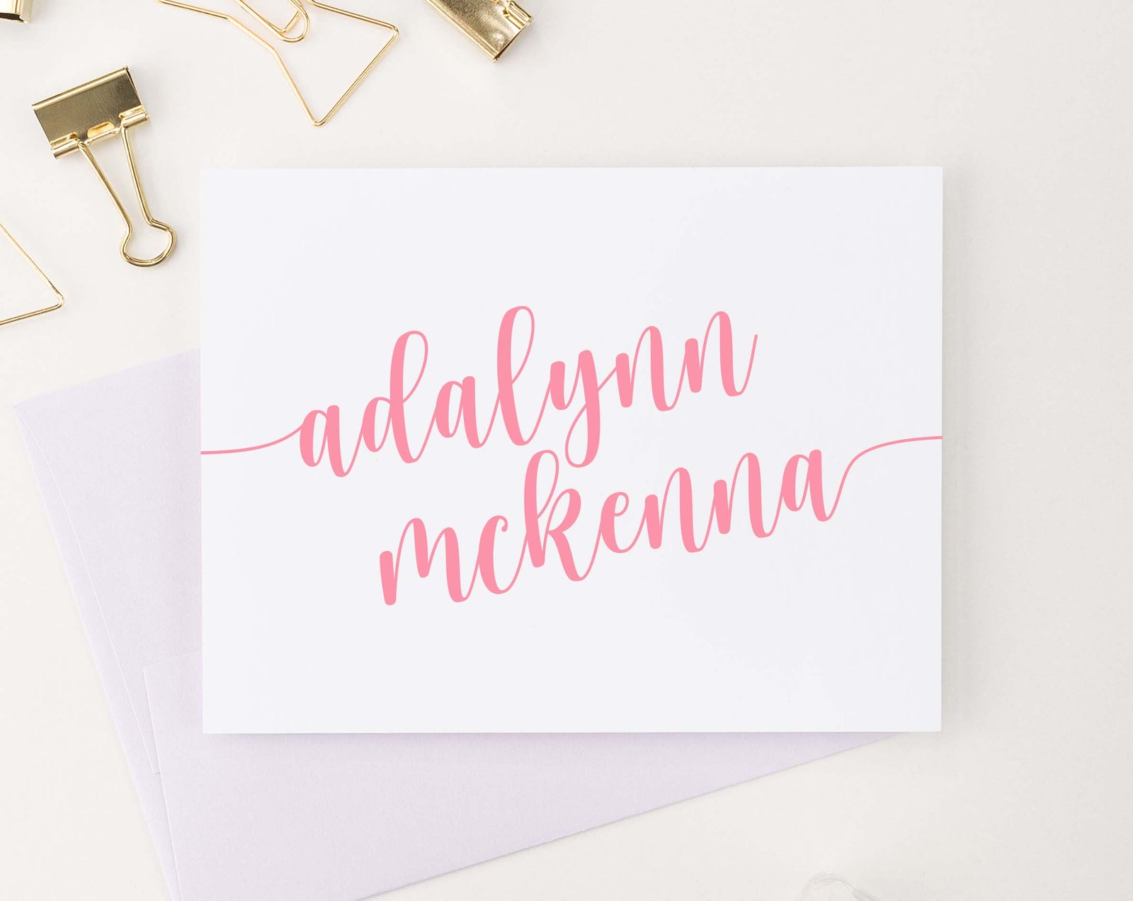 KS164 cute script folded kid stationery set elegant girls