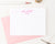 KS165 simple script and block font kids stationary personalized classic girls