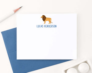 KS172 personalized cute lion stationery for kids animal zoo