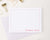 KS174 simple corner script with polka dot border personal stationery for girls modern 2nd photo