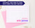 KS179 cute polka dot border personalized kids stationery set block font xoxo lined