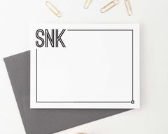 Professional Monogram Stationery Personalized for Men and Women