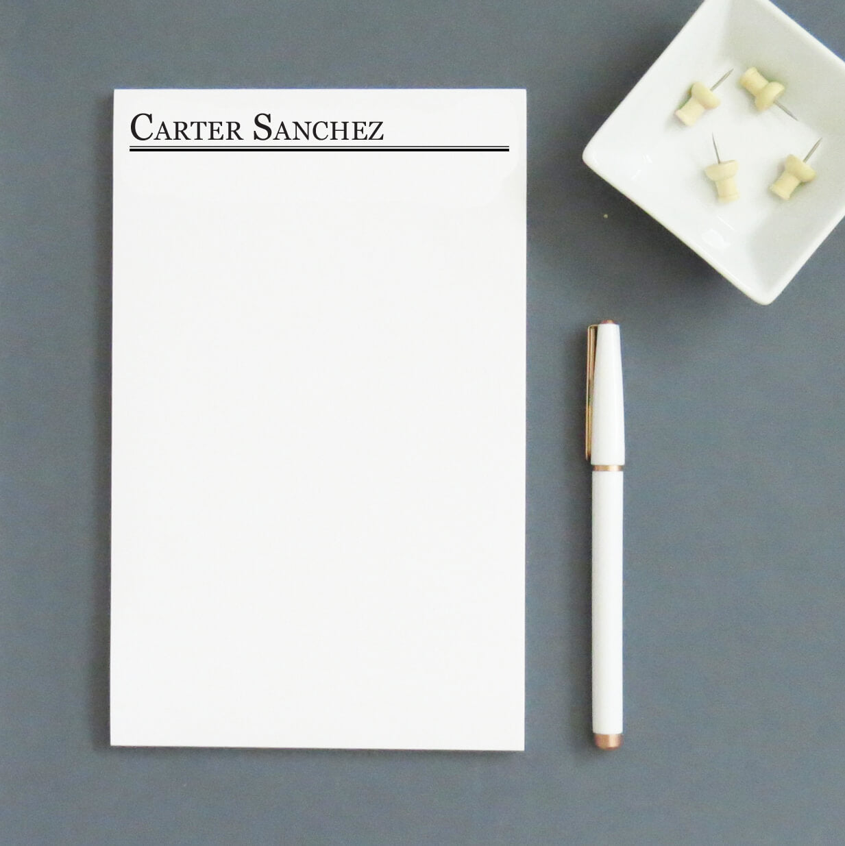 MNP03 simple block font notepad personalized set men women professional business classic stationary