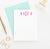 MS008 classic 3 letter monogrammed stationery sets personalized classic elegant 1