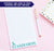NP003 lastname family personalized note pad block font paper lined