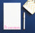 NP003 lastname family personalized note pad block font paper 